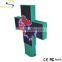p25 Full Color 3D Cross display screen LED Pharmacy Cross Sign