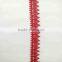 China supplier wine red Chemical Lace/Water Dissolving Lace/ Lace in stock2.75 cm wide