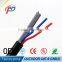 Outdoor Cat6 Network Communication Cable With 0.9mm 1.3mm Messenger Wire