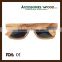 2016 Wood Layered Sunglasses and Wood Frame TAC Lenses High Quality Wood Sunglasses