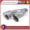 Auto stainless steel exhaust muffler pipe and tips exhaust tailpipe for Porsche Caynne