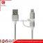 New arrival MFi Certified 2-in-1 USB Cable, Sync Data & Cable Charging Cord for Galaxy S6
