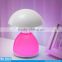 LED light colorful Atmosphere Mushroom Lamp Morden Touch Sensor LED Desk Lamp