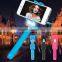 Universal Mini Selfie Stick With Cable Control Wire Flash LED Selfie Stick Handheld Monopod for Smart Phone Camera