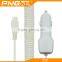 Factory hot sale new design single 1 usb port mobile phone universal car charger with cable
