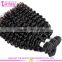 No tangle unprocessed virgin humen hair Peruvian curly hair extentions