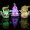 Indoor christmas decorations small christmas santa claus toy led light