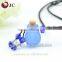 Jewelry Mini Glass Ball Bottle Perfume Essential Oil Pendant Necklace Wholesale