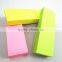 colorful writing pads for fridge self adhesvie notepaper