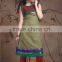 Indian Hand Block Printed Top Kurti Dress Ladies Women Kurta Blouse Shirt
