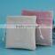 Manufacture custom made faux leather tobacco pouch drawstring