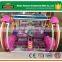 Square amusement rides 360 angle electric le bar car/happy car for sale