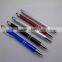 promotion aluminum touch screen stylus pen with light
