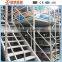 Pallet racking system and steel mezzanine floor