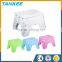 Popular plastic kids folding step stool,customized square ottoman,colorful step stool for kids