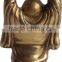 brass laughing golden buddha
