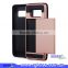 RGKNSE Wholesale Silicone Plastic Hybrid Back Cover for Samsung Galaxy S8 Phone Case 3 in 1 Cases with Card Slot