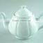 Elegant white pumpkin ceramic teapot with cheap price in stock