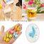 2016 New Funny Snail Shape Silicone Clip Cup Tea Bag Holder