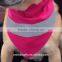 PINK SMALL Reflective Flourescent Dog Bandana Slip Onto Collar