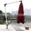 2016 new products used in outdoor furniture square parasol outdoor umbrella