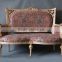 MD-1408-01 &MS-1401-04 &MS-1402-04 Chinese style furniture sofa set in gold finish