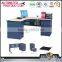 Portable cheap folding metal study table/ metal workshop table