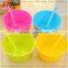 7 inch Wholesale large plastic containers colored salad bowl candy bowl dessert bowl