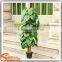 Wholsale China plastiac potted tree indoor decoration artificial green tree fake indoor green tree