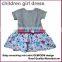 Child dress high quality fashion 100% cotton Baby Skirt Dress