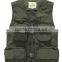 worested cotton and polyester hawking fishing hunting vest with multipockets