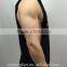 Men's 100% Natural Black Workout Vest Muscel Beast Gym Tee