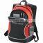 Boomerang Backpack - has front zippered pocket with interior organization, padded shoulder straps and comes with your logo