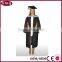 China Factory Custom Graduation Ceremony Dresses Black Master Graduation Gown