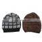 2016 new fashion men's knitting models and cap hat,cap brand hats,acrylic cap hat