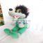 25cm Custom plush animal wolf toys with belt trousers