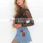 B33760A Autumn New Arrival floral embroidery hot women denim Skirt