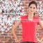 Top selling product girl V neck front pinches blank tee shirts