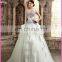CE497 Customized Made In China Appliqued Purple Lace Puffy White Tulle Wedding Dress 2016