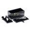 Cardboard black packaging gift box with lid for cufflinks and tie clip set