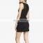 CHEFON Deep v neck sleeveless sequin crocodile pattern sexy night dress for women