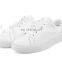 Wholesale women white sneakers lace up casual shoes lady leisure