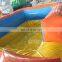 Commerical steep inflatable water slide with slip n slide with pool