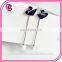 Japan and South Korea version of diamond black swan long pearl earrings