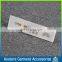 custom hemp sew on brand logo damask woven labels for clothes