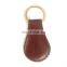 Polo Keychain Key Ring Brown Embossed Leather By China