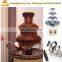 Stainless steel double tower chocolate fountain machine, chocolate fountain machine price