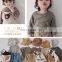 4555 Small MOQ for customer spring long sleeve t-shirt girls kids clothing
