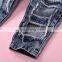 A0250# Baby Girl Clothes Summer 2020 Kids Girls Clothing Sets T-shirt+ Holes Jeans Two Piece Casual Children Outfits