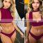 Sexy Bikini Hollow Out Bathing Suit Halter Swimwear Women Swimsuit Girl Bikini Push Up Beach Wear Solid Bikini Set A912